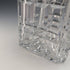 1981 British Vintage Cut Glass Square Decanter Pure Silver Decoration 2100g